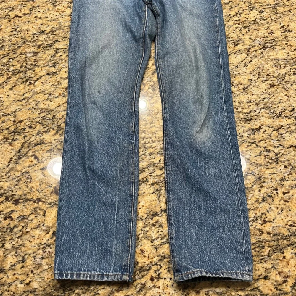 Levis Premium 501 Original Fit Straight Leg Jeans Medium Wash 26x30 Button Fly